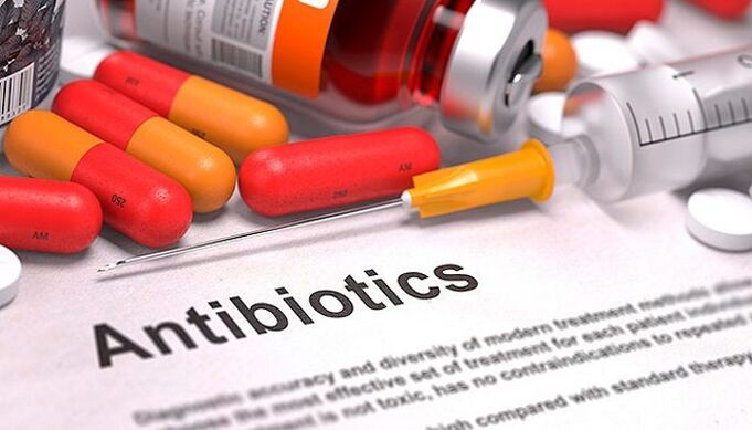 antibiotikai nuo prostatito